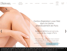 Tablet Screenshot of centre-epilation-laser-paris.fr